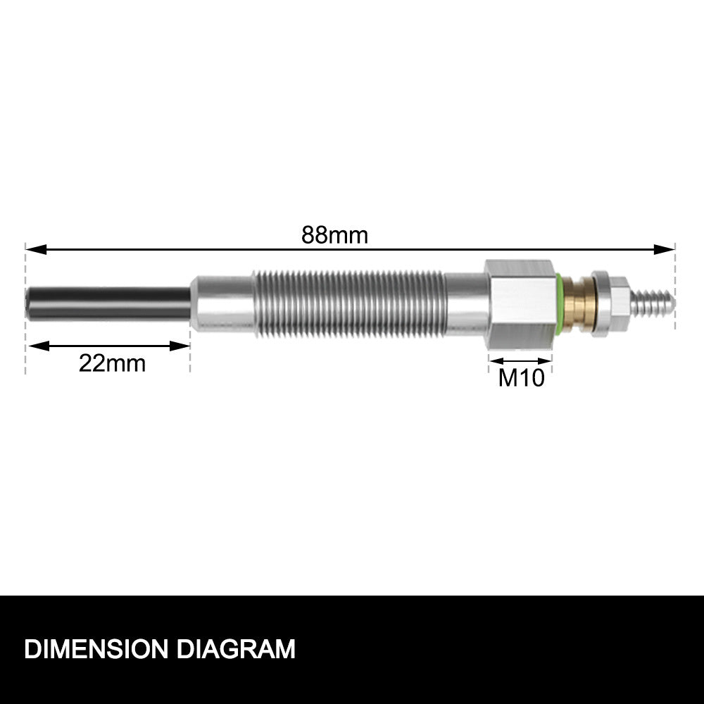 FIERYRED 6pcs Glow Plugs FIT Nissan Patrol GQ Diesel 6cyl/ Maverick DA 88-99