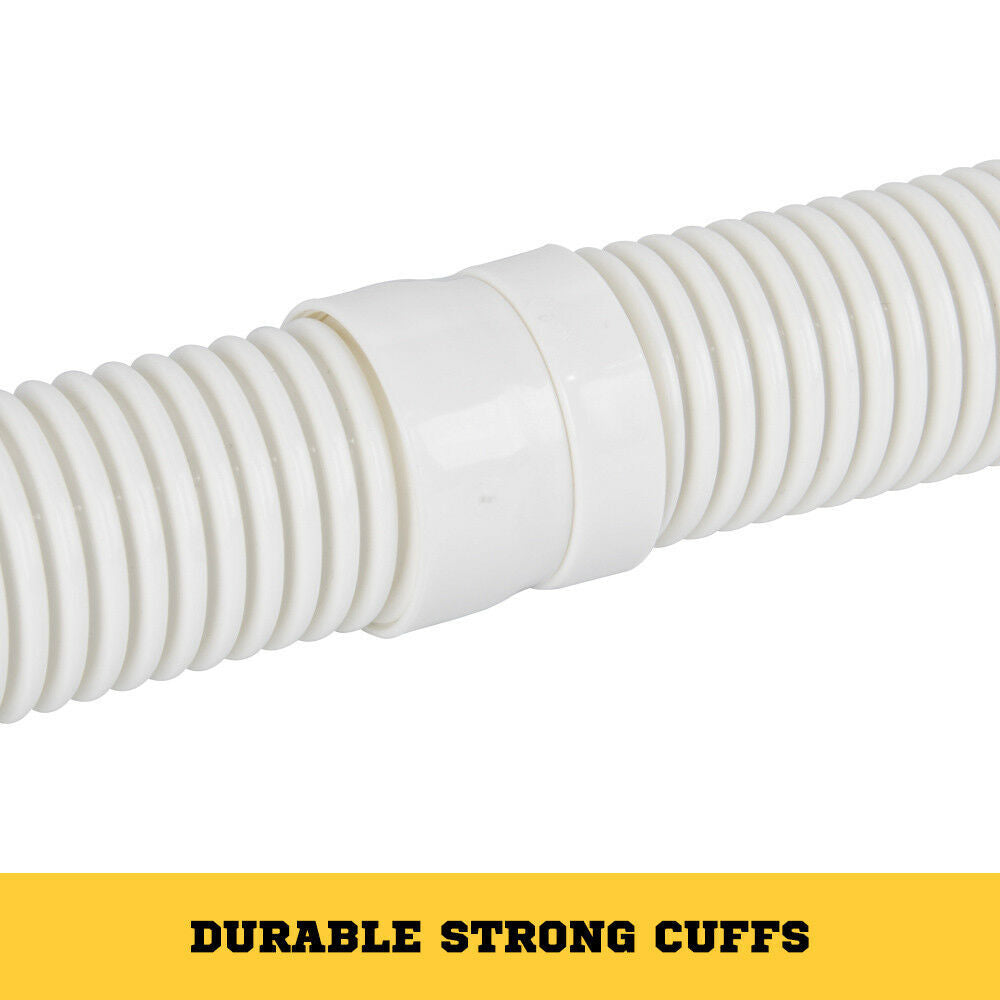 MOBI 10 x 1m Pool Cleaner Hose White Zodiac Baracuda Generic Strong EVA  38mm Diameter