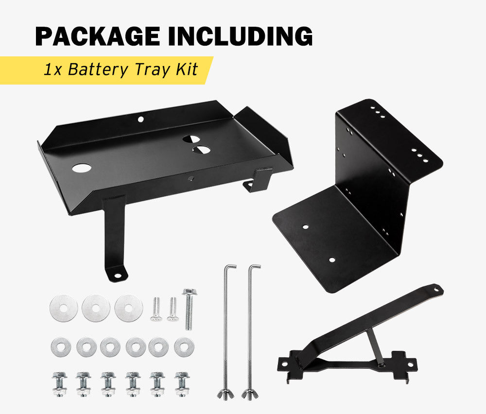 SAN HIMA Dual Battery Tray Fit for TOYOTA HILUX 2005 -2015 DIESEL KUN25 KUN26