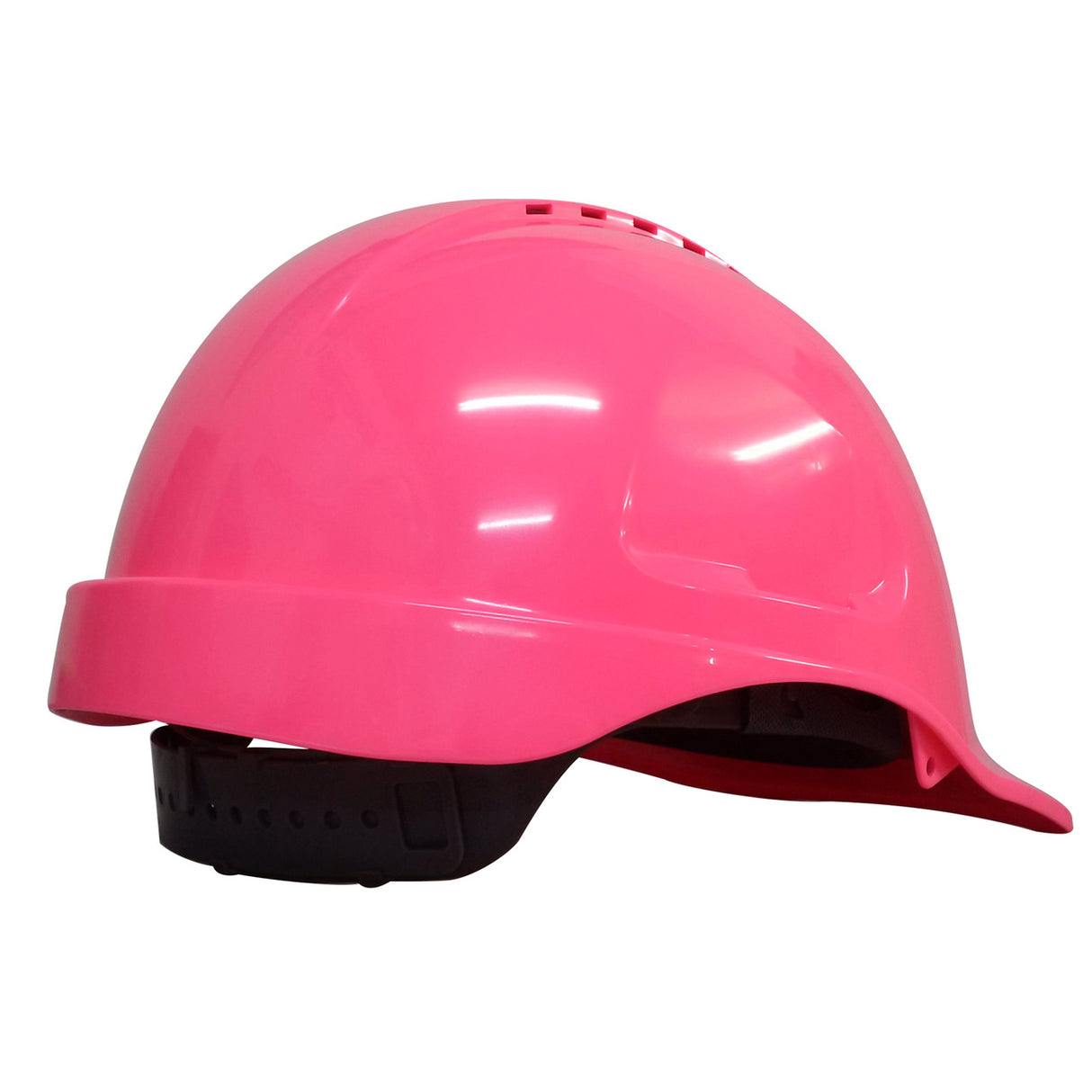 MaxiSafe Pink MaxiGuard Vented Hardhat - Sliplock Harness HVS590-PK
