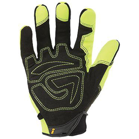 Ironclad I-Viz Reflective Green Work Gloves