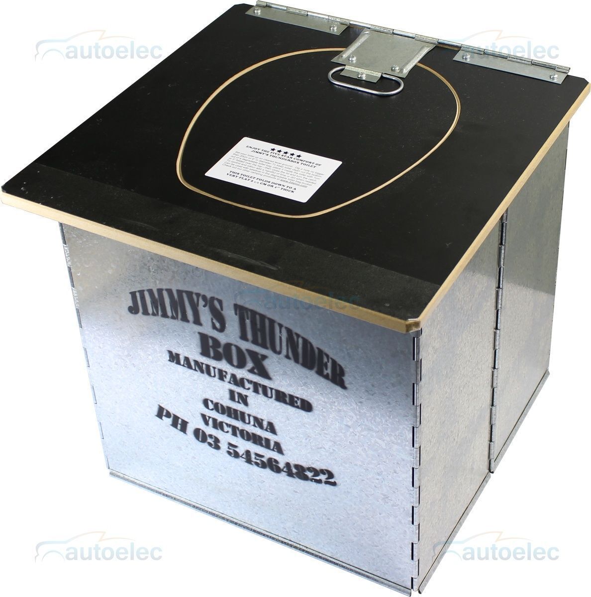 Jimmy's Thunderbox Outdoor Portable Camping Toilet includes 6x bags