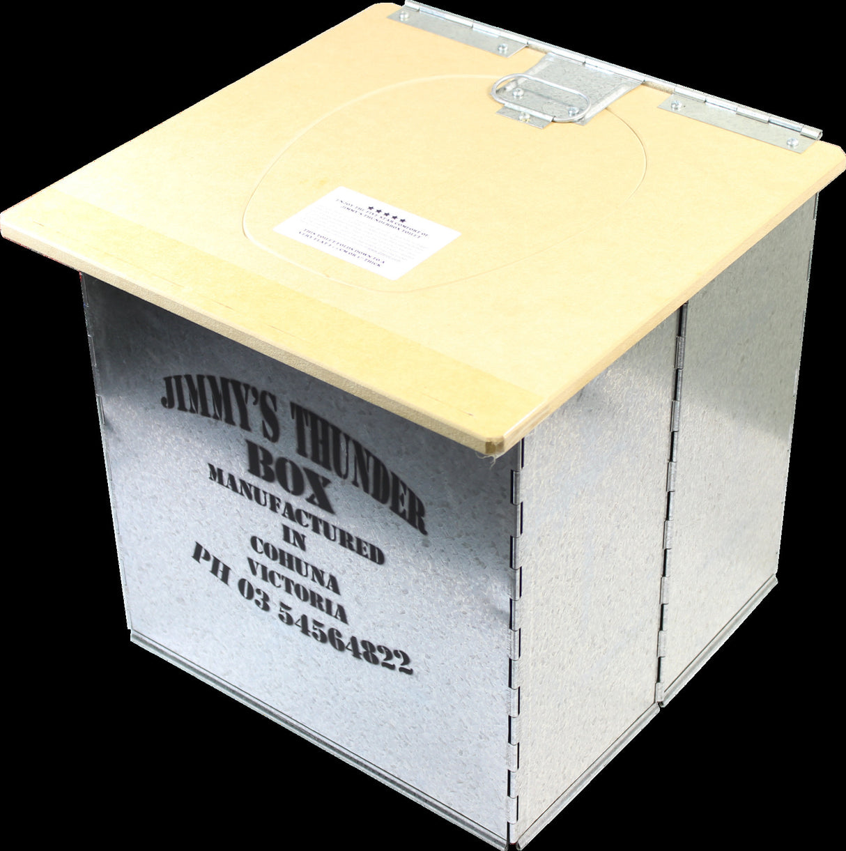 Jimmy's Thunderbox Outdoor Toilet Portable Camp Camping Raw includes 6x bags