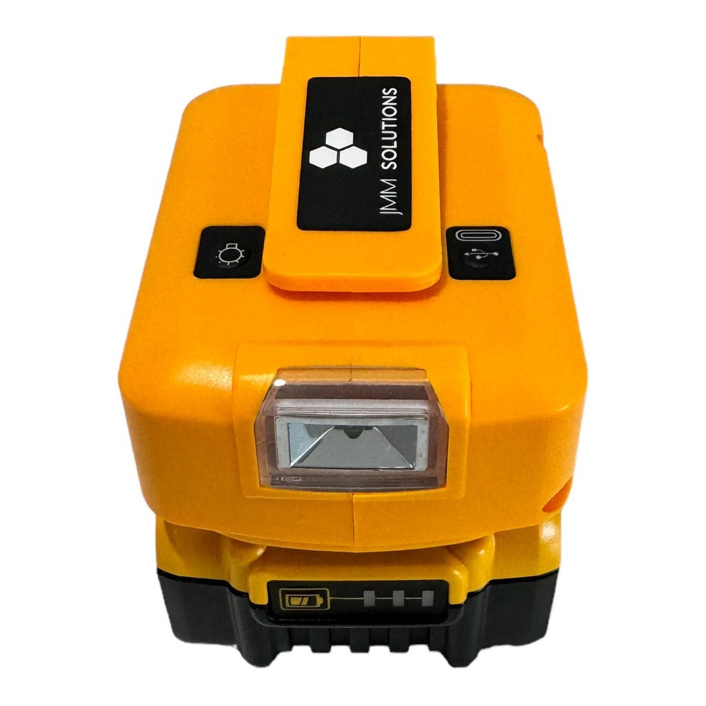 Dewalt Compatible USB & 12V Charger with LED