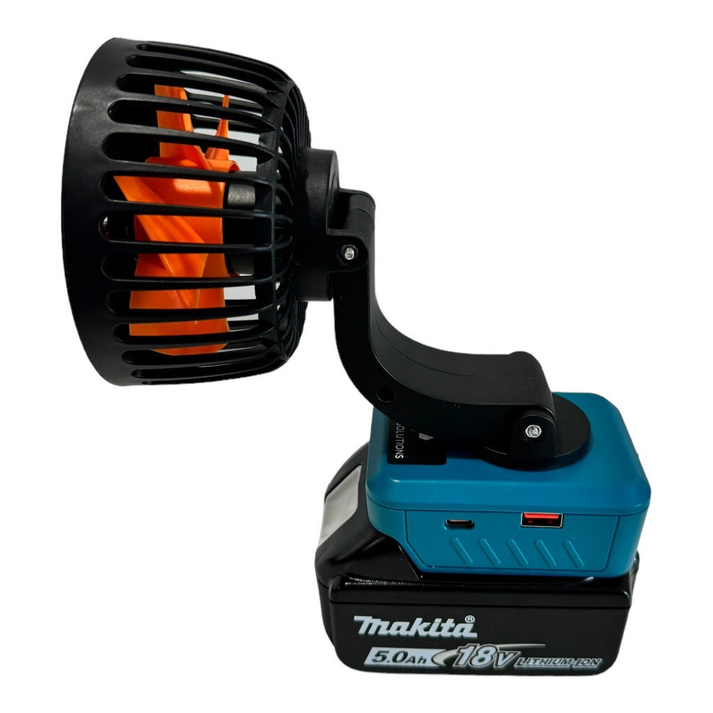Makita Compatible 18v 100mm Fan with USB Charger
