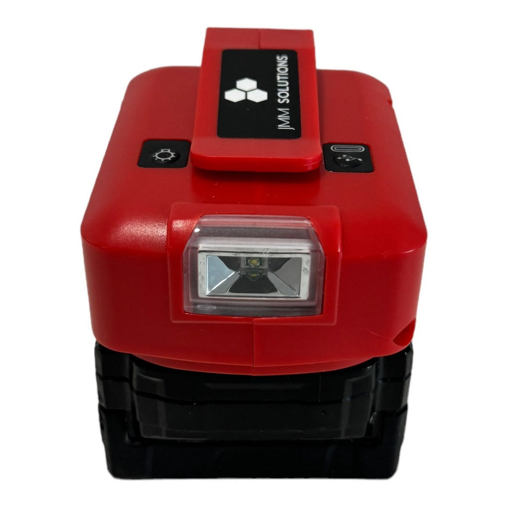 Milwaukee Compatible USB & 12V Charger with LED