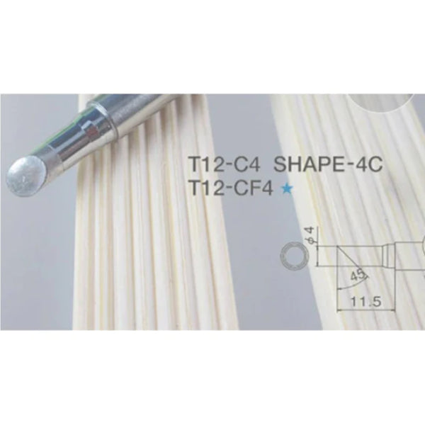 Large Wedge Solder Tip T12-C4