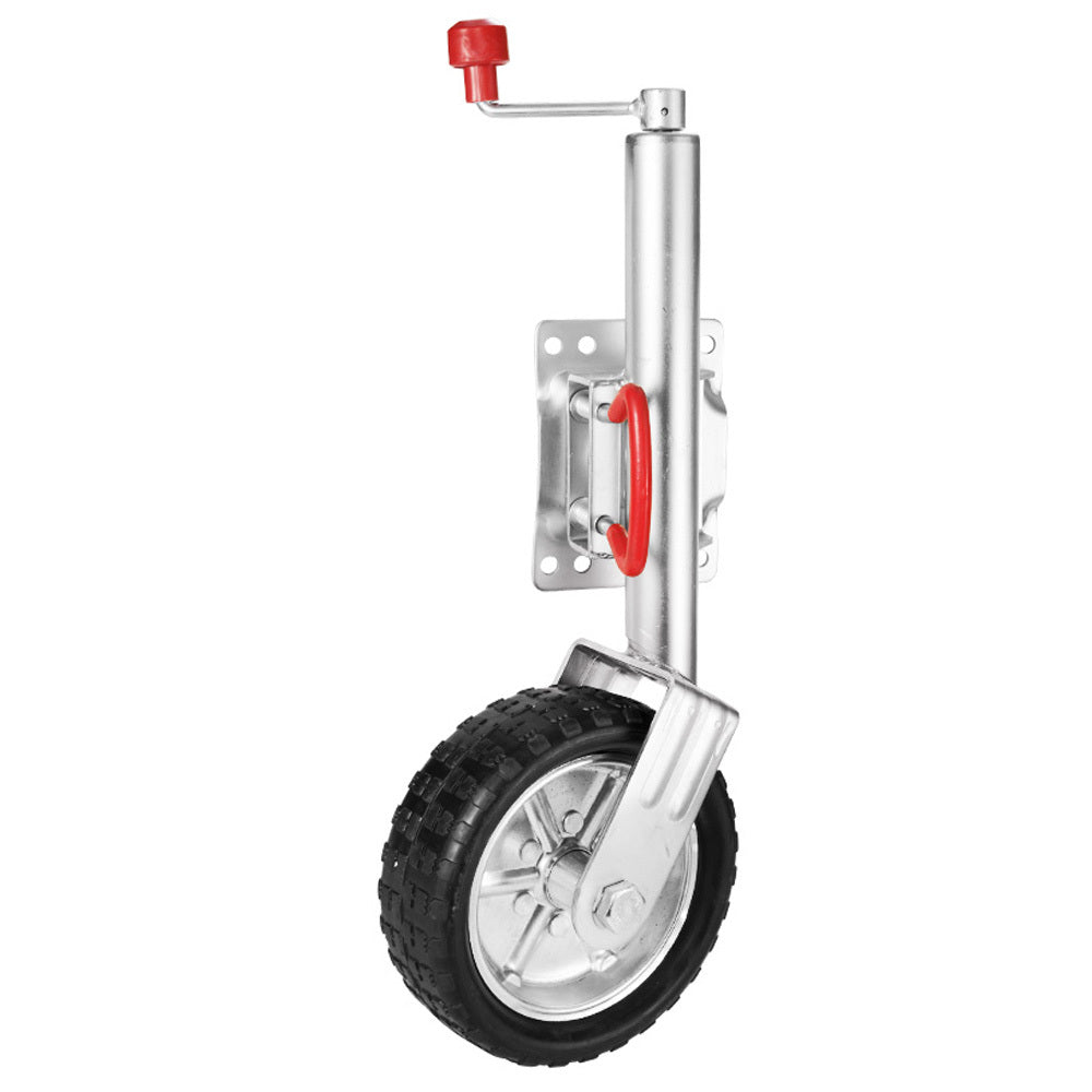 SAN HIMA Jockey Wheel 10" Inch Swing Up Rubber Wheel 1000kg Caravan Boat Trailer
