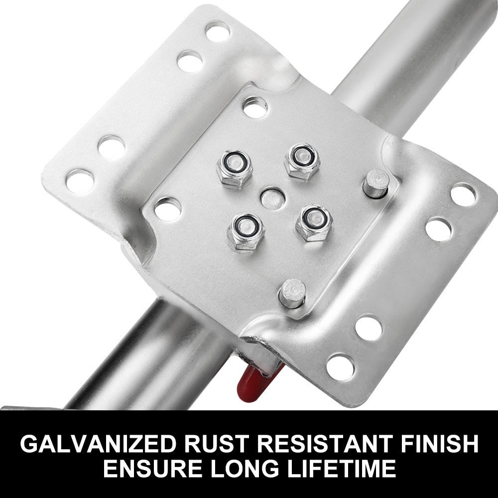 SAN HIMA Jockey Wheel 10" Inch Swing Up Rubber Wheel 1000kg Caravan Boat Trailer