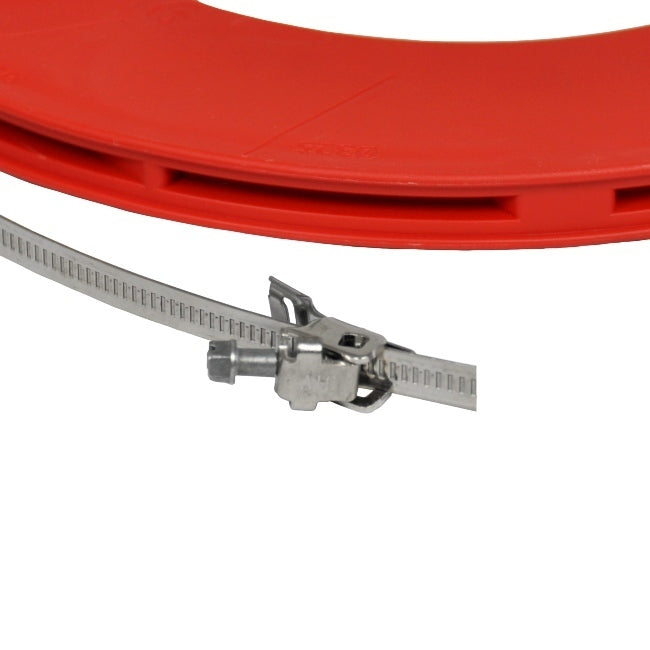 Pack Of 50 Stainless Steel Clamp Band Locking Screws for CRA hose clamps on a roll.