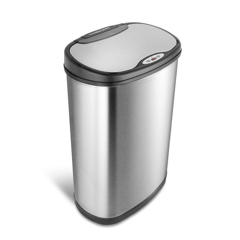 Hands Free Automatic Stainless Steel Waste Bin 50 Litre