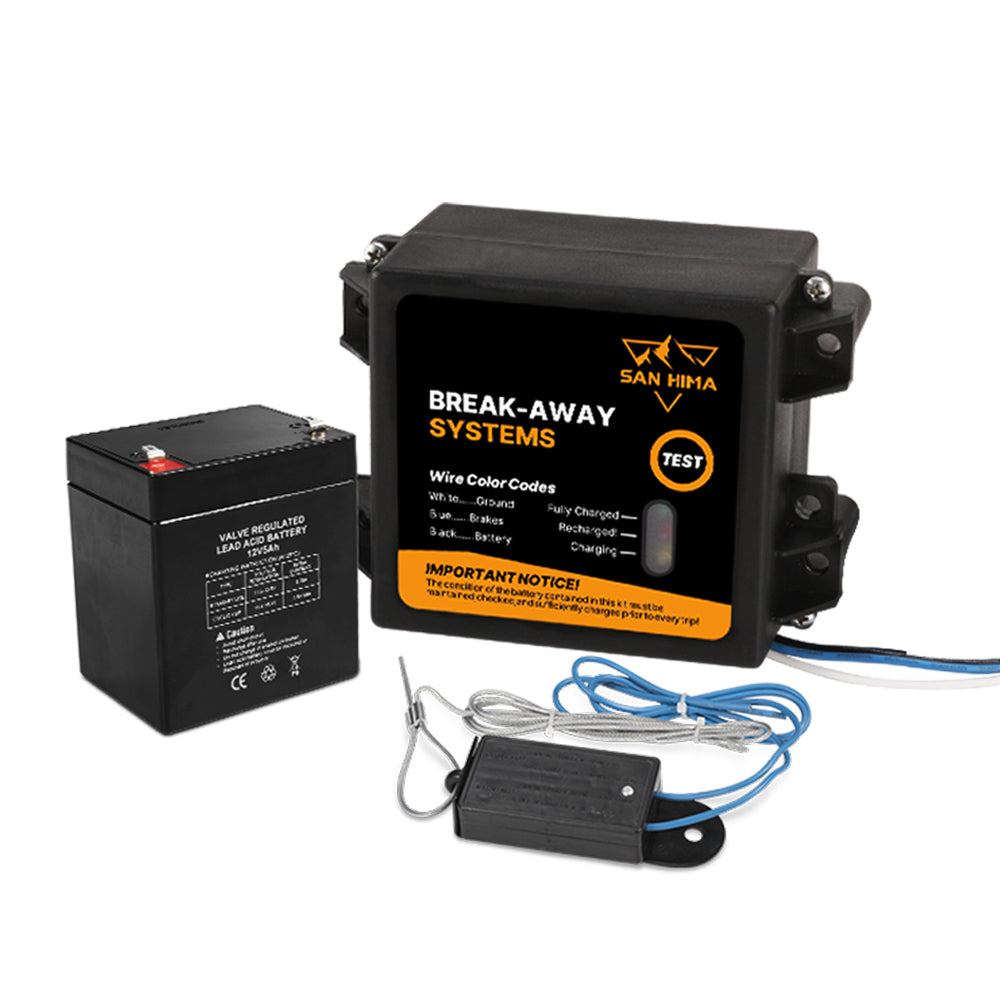 SAN HIMA Break Away System with Battery& Switch Trailer Float Boat Electric Breakaway