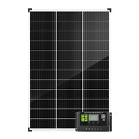 ATEM POWER 130W Solar Panel Kit Mono Generator Caravan Camping Power Battery Charging 12V
