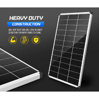 ATEM POWER 130W Solar Panel Kit Mono Generator Caravan Camping Power Battery Charging 12V