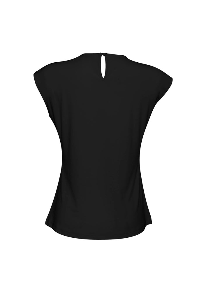 Biz Collection Ladies Mia Pleat Knit Top