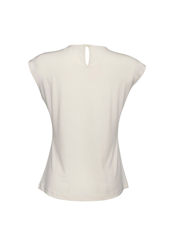 Biz Collection Ladies Mia Pleat Knit Top