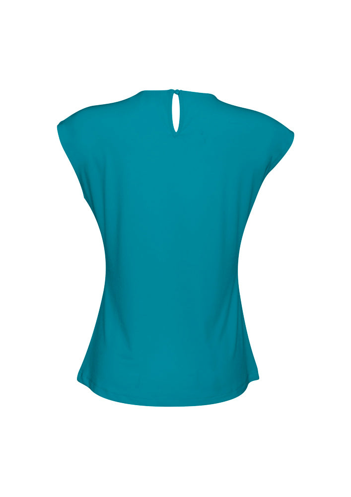Biz Collection Ladies Mia Pleat Knit Top