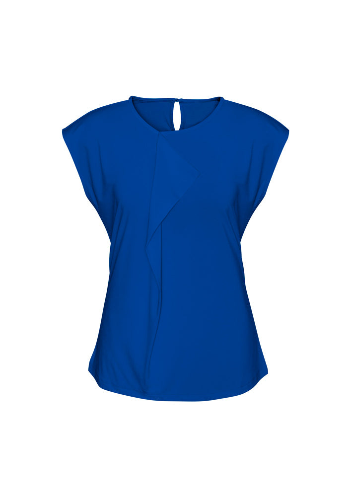 Biz Collection Ladies Mia Pleat Knit Top