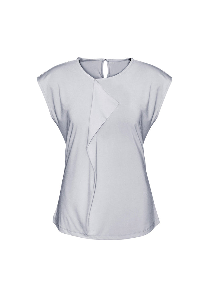Biz Collection Ladies Mia Pleat Knit Top