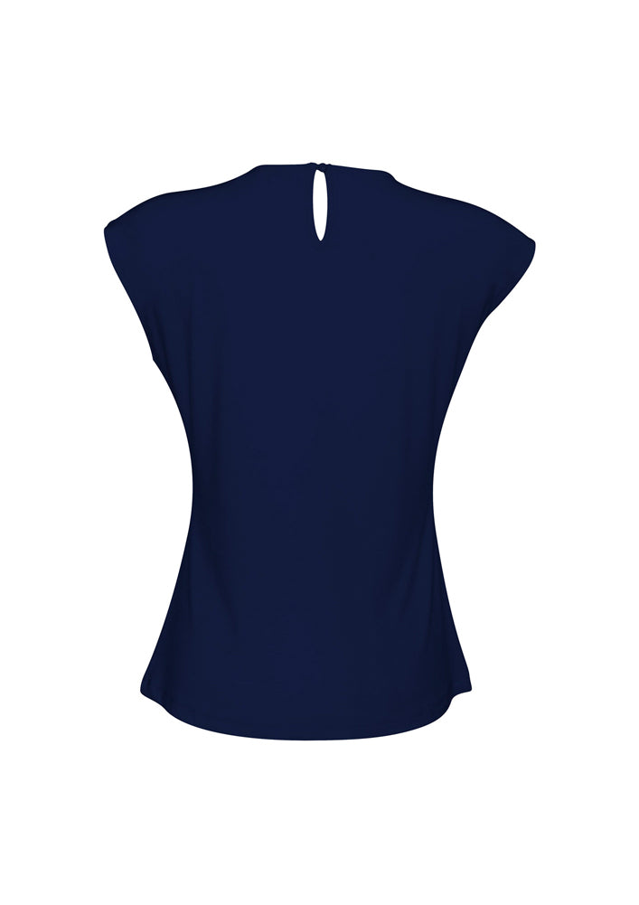 Biz Collection Ladies Mia Pleat Knit Top