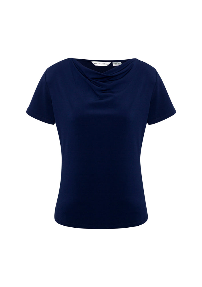Biz Collection Ladies Ava Drape Knit Top