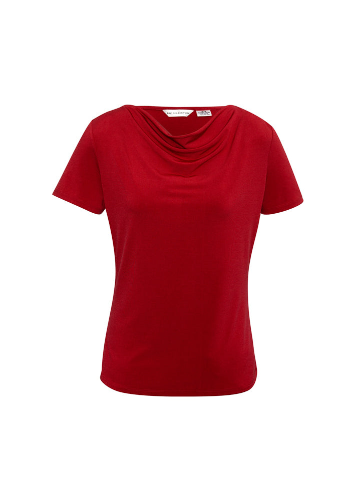 Biz Collection Ladies Ava Drape Knit Top