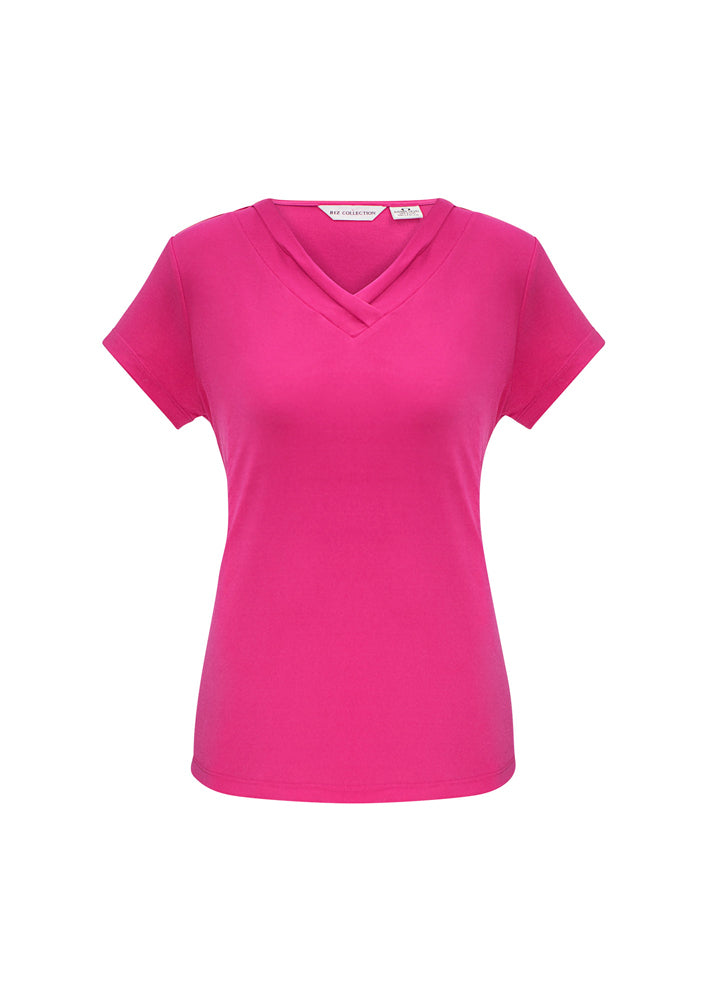 Biz Collection Ladies Lana Short Sleeve Top