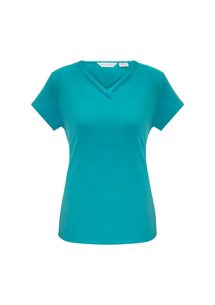Biz Collection Ladies Lana Short Sleeve Top