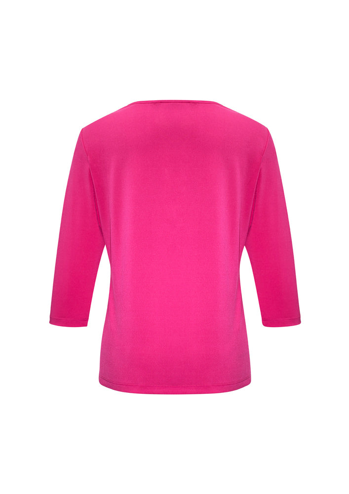 Biz Collection Ladies Lana 3/4 Sleeve Top