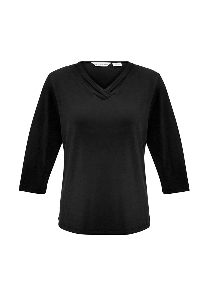 Biz Collection Ladies Lana 3/4 Sleeve Top