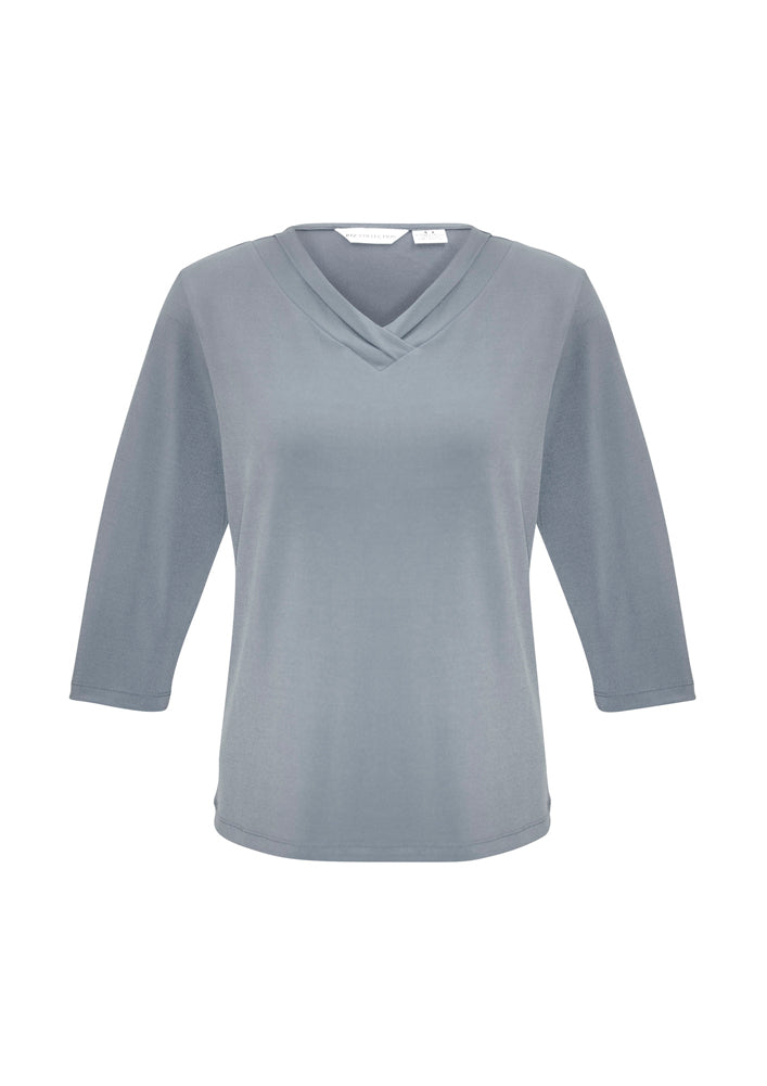 Biz Collection Ladies Lana 3/4 Sleeve Top