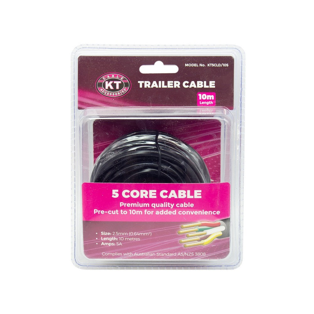 5 Core Cable Pack 2.5mm 10m Length