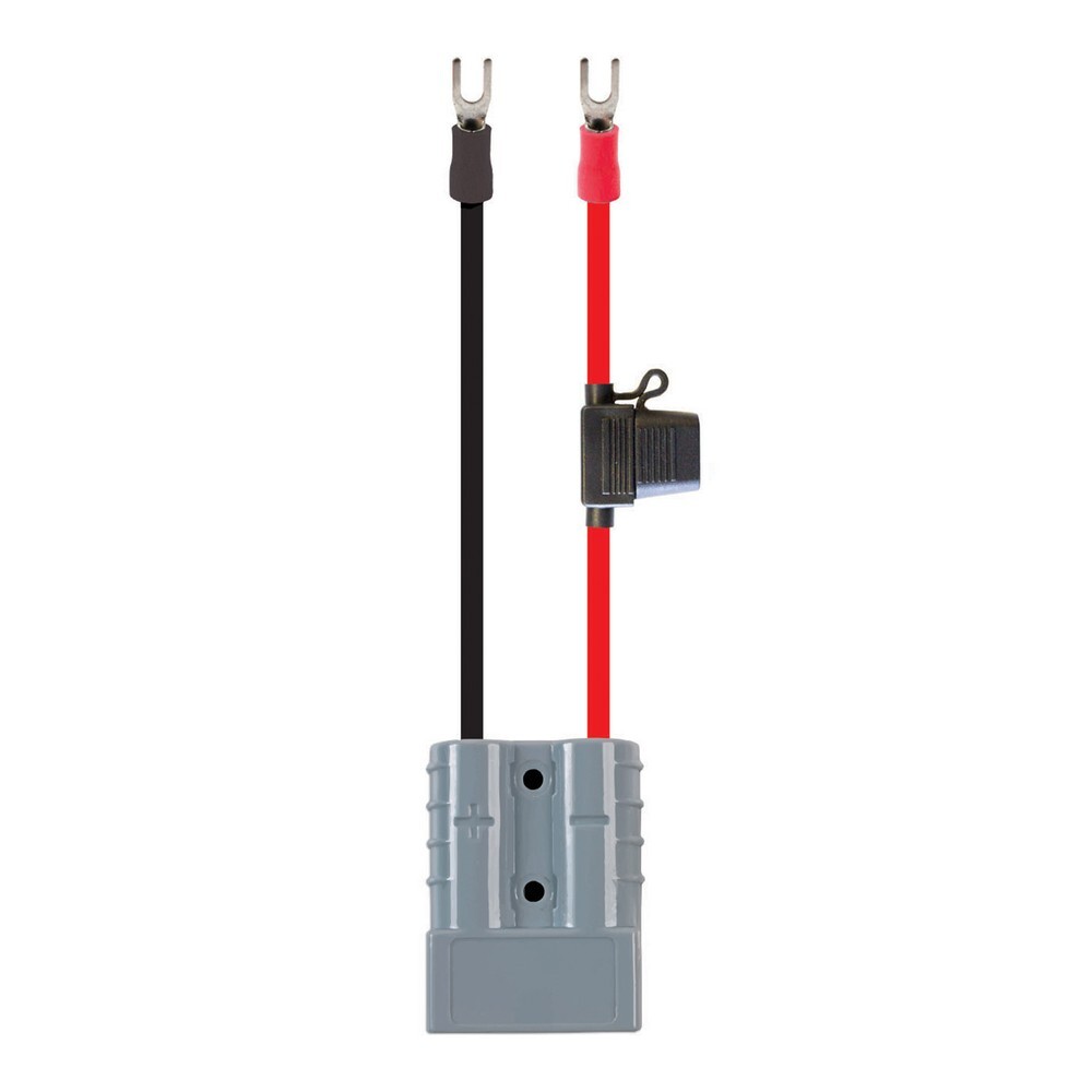 50 Amp Heavy Duty Connector To Fork Terminals Connects with KT Solar Controller 15Amp Dual Battery Charging