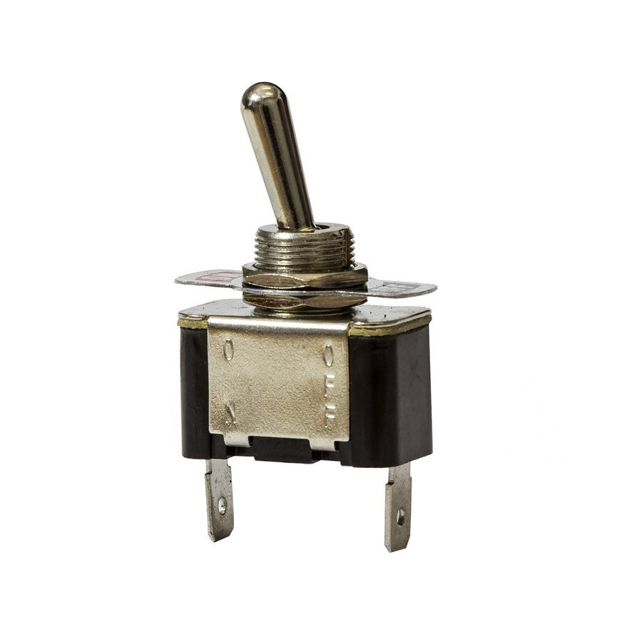 Metal Toggle Switch On Off 20Amps at 12V 10Amps at 24V Retail Blister Qty 1