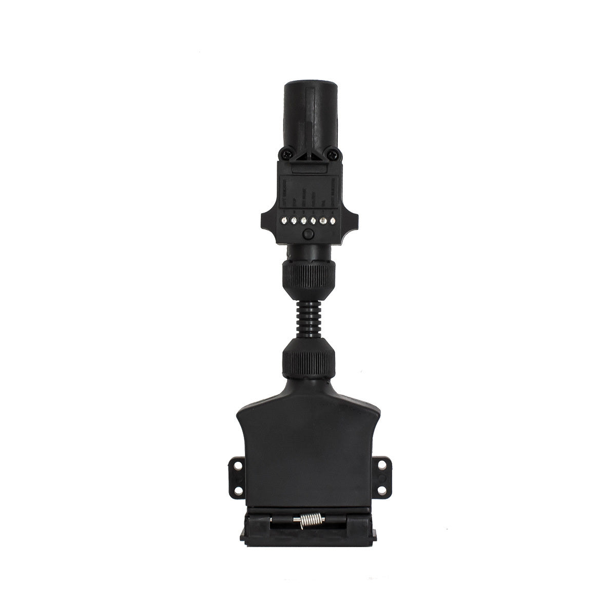 7 Pin Small Round Socket to Flat Plug