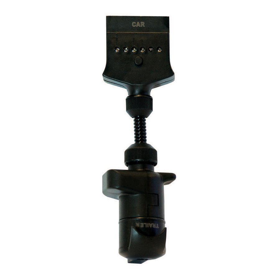 7 Pin Flat Socket to Large Round Plug