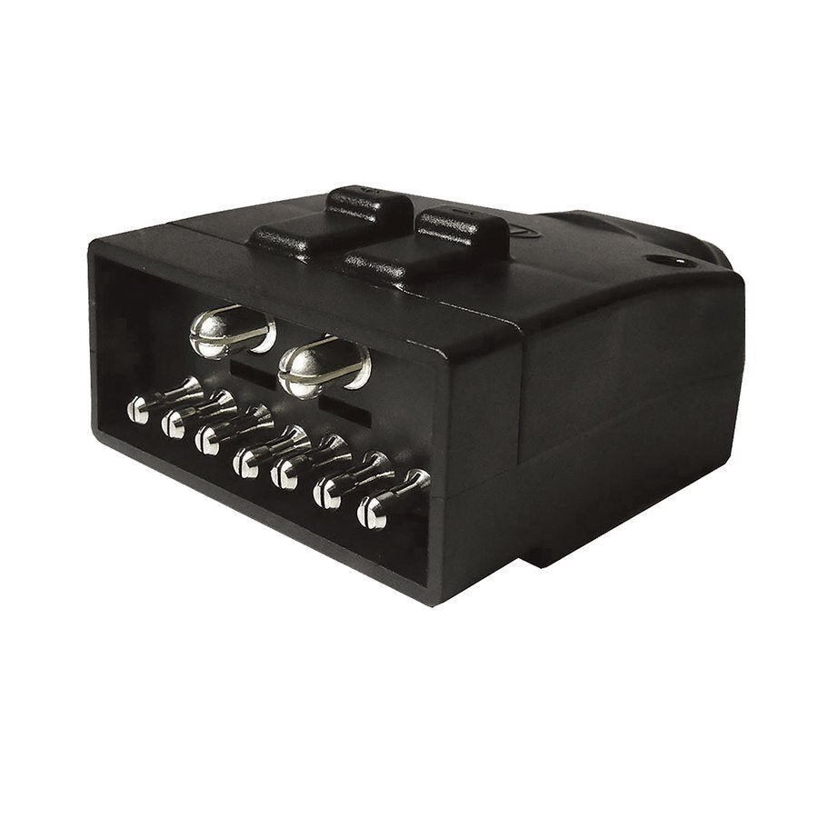 Plug Male 9 Pin Flat (7 Pin + 50Amp Connector)