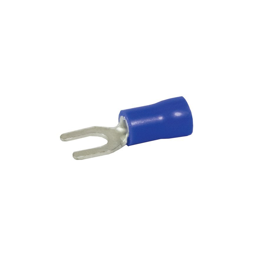 Terminals Fork Blue 3mm Double Grip
