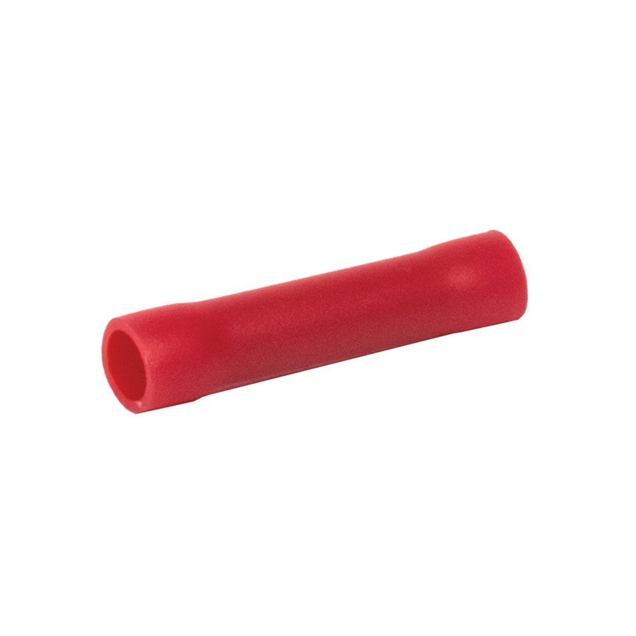 Terminals Butt Splice Red Seamless Tube