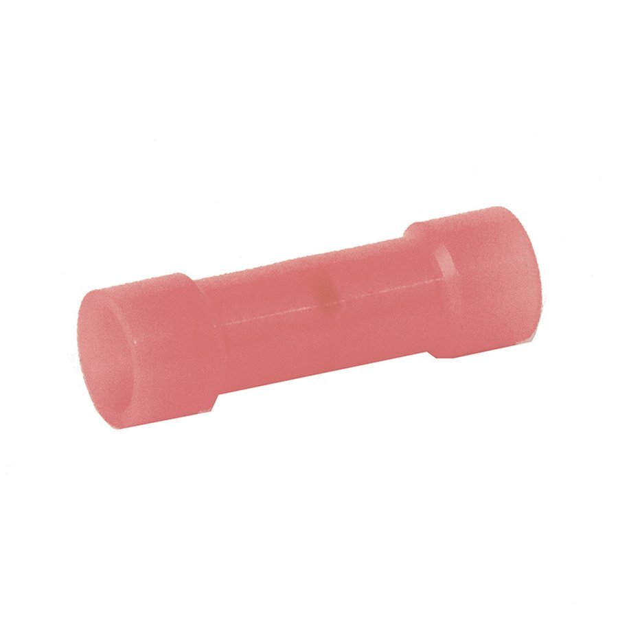 Terminals Butt Splice Red Nylon Seamless Tube