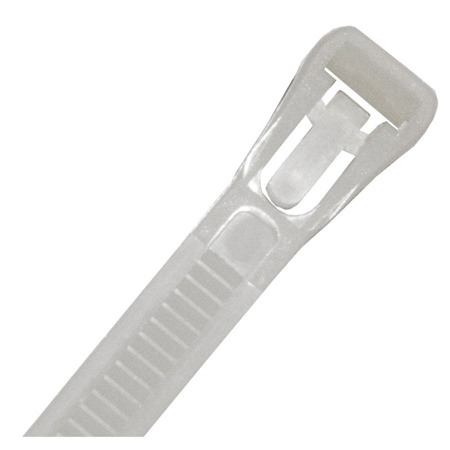 Releasable Cable Ties Natural 200mm x 7.6mm