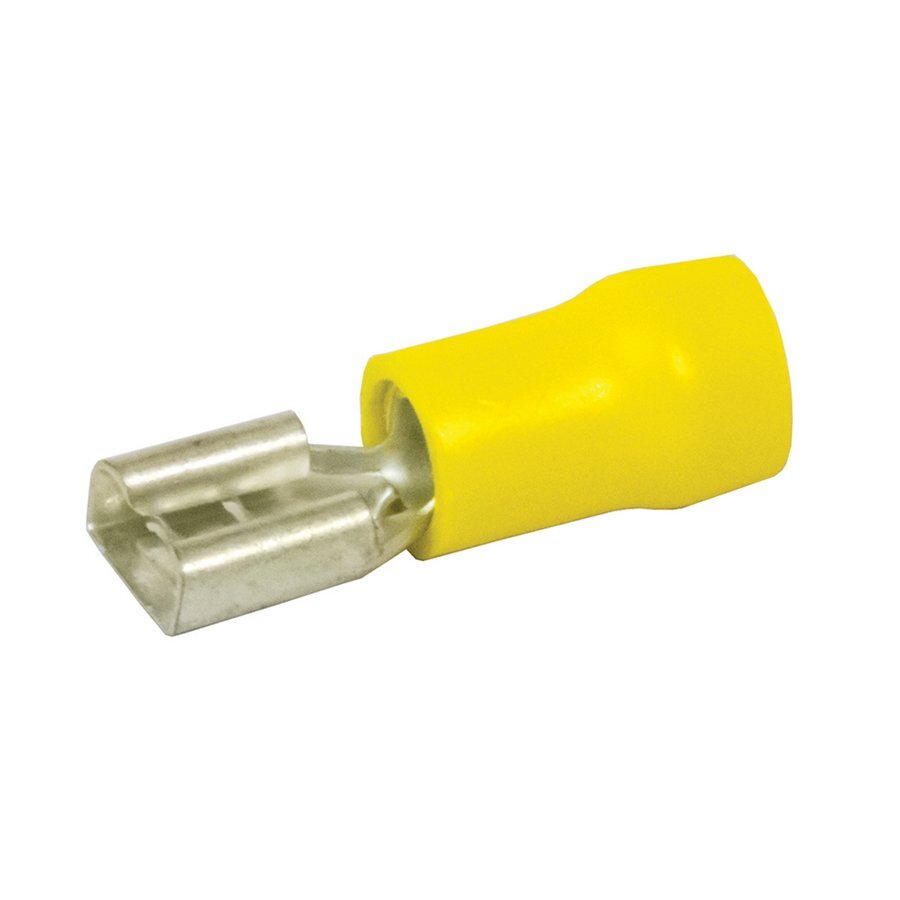 Terminals Quick Connect Yellow Female 6.3mm
