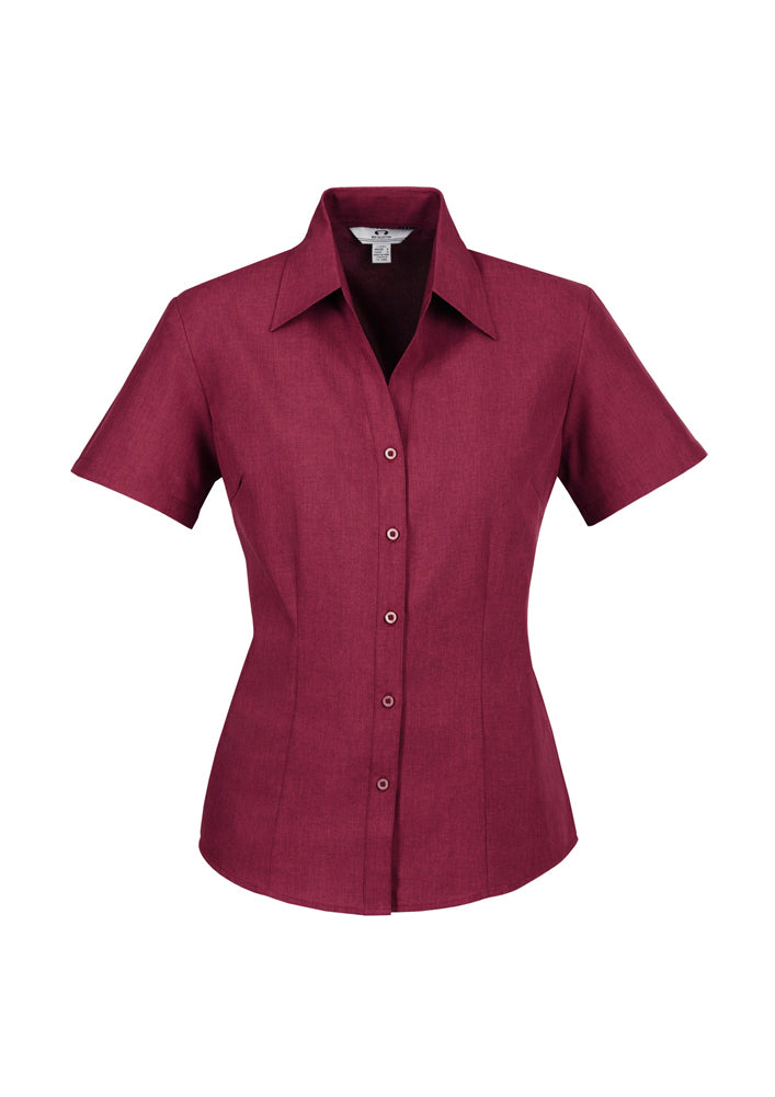 Biz Collection Ladies Plain Oasis Short Sleeve Shirt