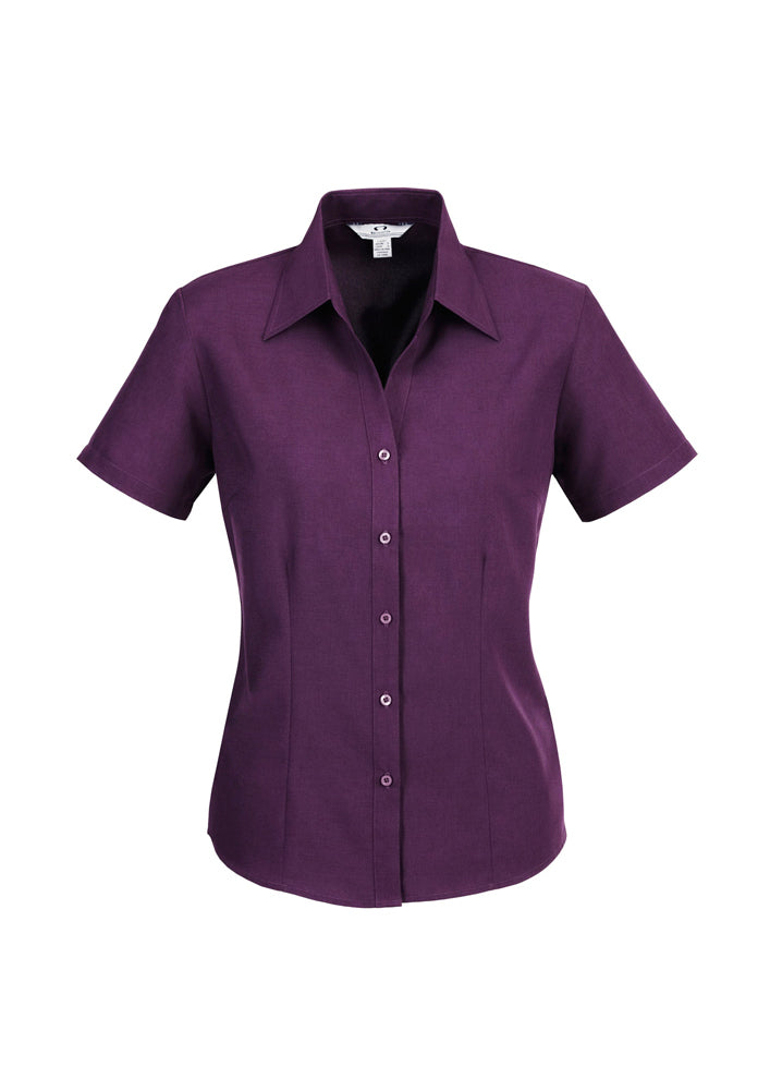 Biz Collection Ladies Plain Oasis Short Sleeve Shirt