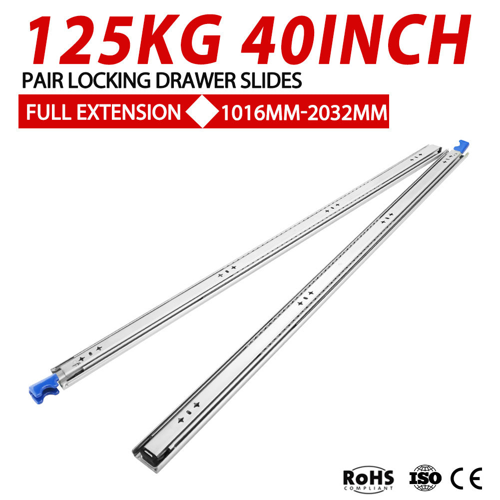 SAN HIMA 125kg Locking Drawer Slides 1016mm