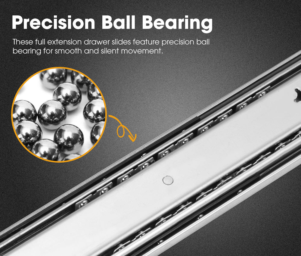 SAN HIMA 125kg Locking Drawer Slides / Runners 500mm 4wd Trailer Fridge Draw