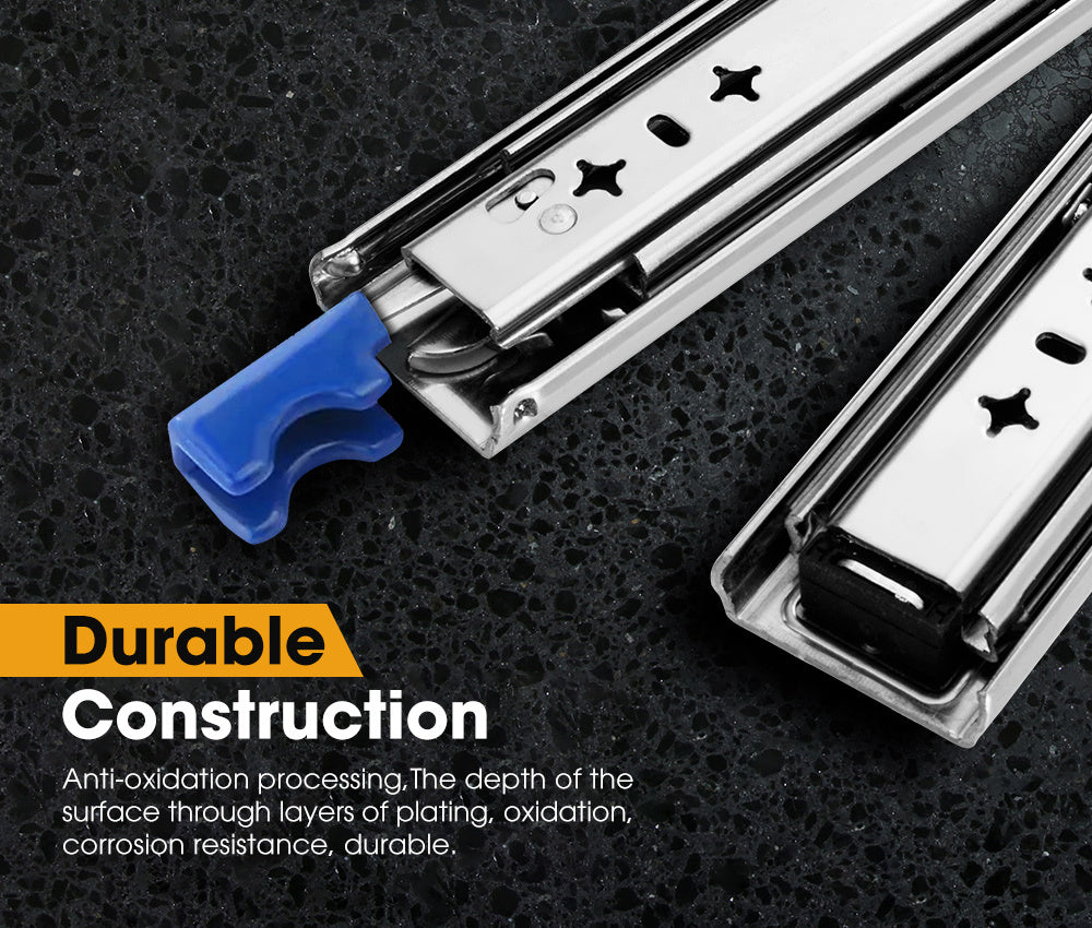 SAN HIMA 125kg Locking Drawer Slides / Runners 813mm 4wd Trailer Fridge Draw