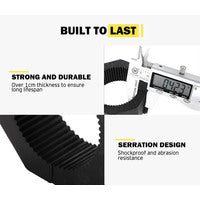 LIGHTFOX 2PCS Bullbar Mounting Bracket Kit 38 50mm Clamp LED Work Light Bar Tube Holder