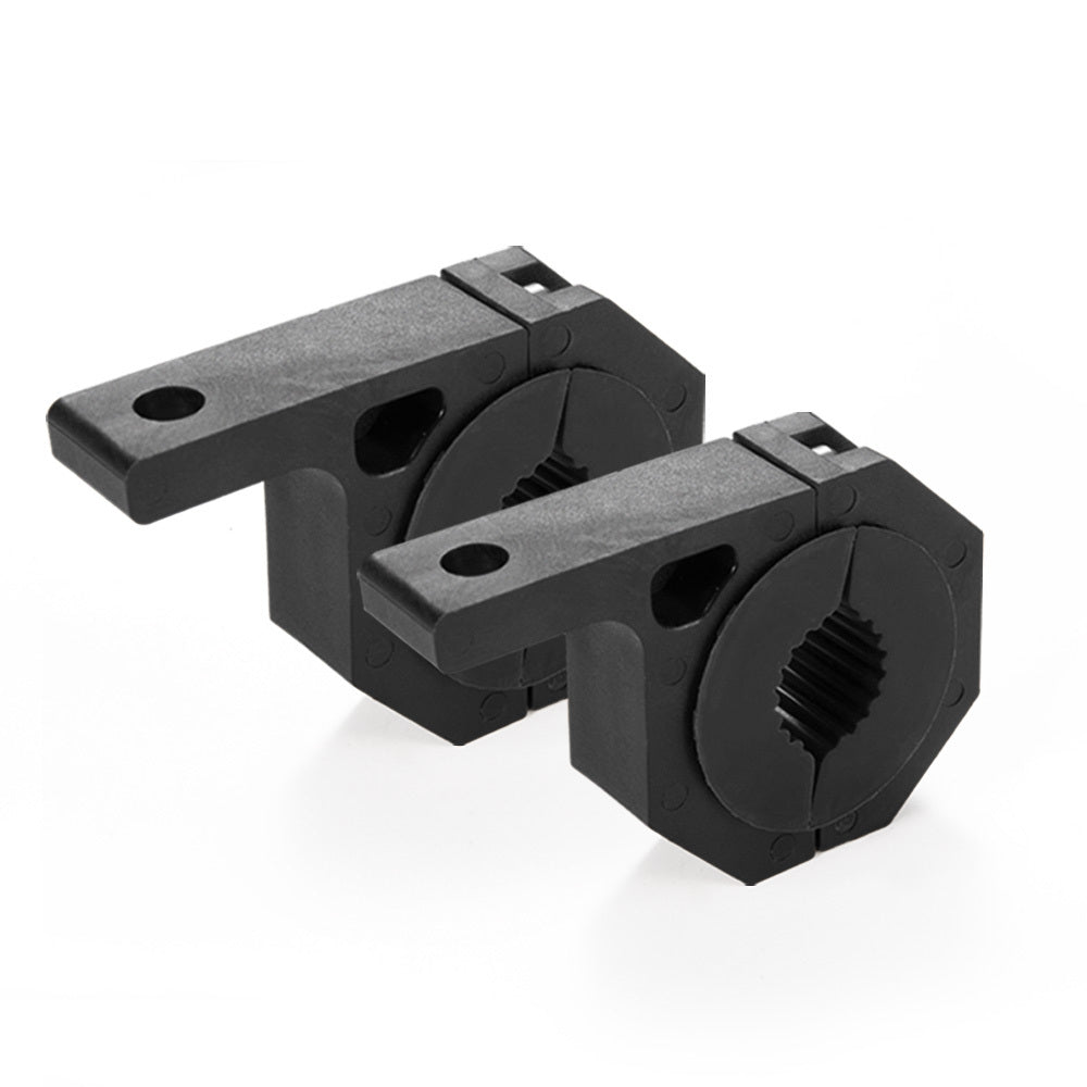 LIGHTFOX 2PCS Bullbar Mounting Bracket Kit 25 50mm Clamp LED Work Light Bar Tube Holder