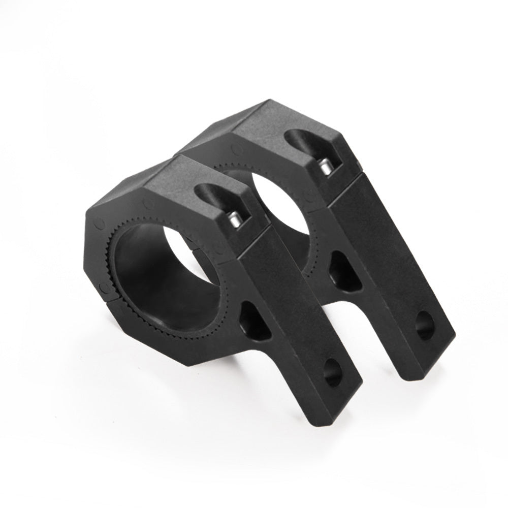 LIGHTFOX 2PCS Bullbar Mounting Bracket Kit 48 50mm Clamp LED Work Light Bar Tube Holder